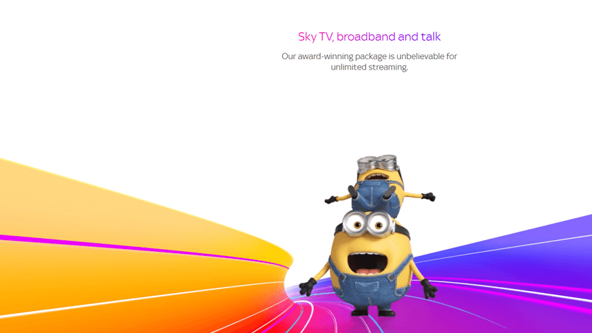 Exclusive Sky Ultrafast Broadband - £32 a month
