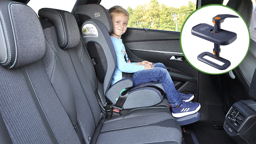 The booster seat footrest for kids - 5% Volunteer & Charity Workers discount