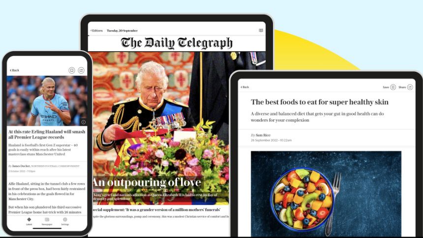 The Telegraph - Exclusive 3 months free trial for Volunteer & Charity Workers