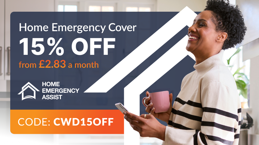 Home emergency cover - 15% discount for Volunteer & Charity Workers on Home Emergency
