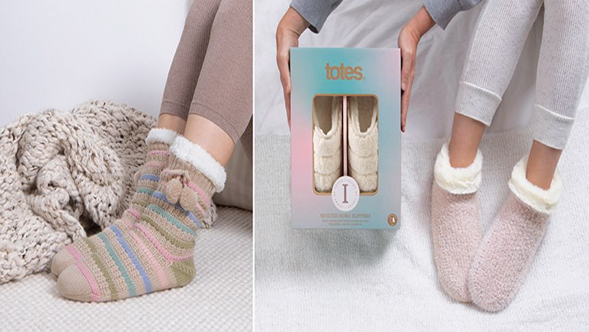 Slippers, Socks, Umbrellas & Gloves By Totes - 10% Volunteer & Charity Workers sitewide discount